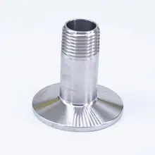 1/" NPT Мужской x 1,5" Tri Clamp SUS 304 нержавеющая сталь санитарный фитинг муфта для Домашнего Пива