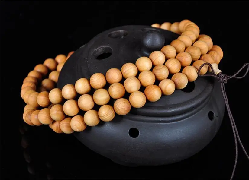 

Unisex Prayer Wooden Beads Tibetan Buddhist Mala Buddha Bracelet Rosary Bangle