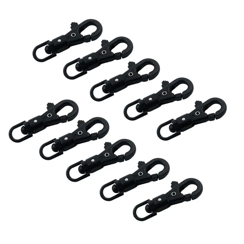

10 PCS Paracord Buckle Rotary Mountaineering Outdoor Survival Hiking Hanging Buckle #2n01