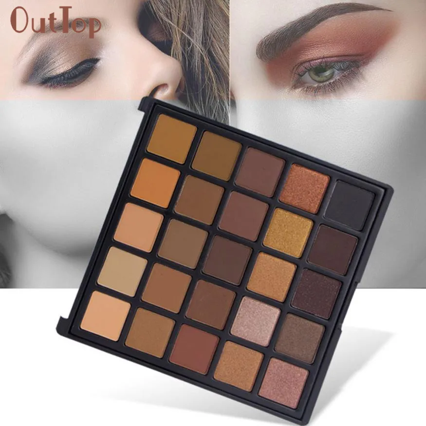

Cosmetic Matte Eyeshadow Cream Eye Shadow Makeup Palette Shimmer Set 25 Color Beautiful Women M23#19