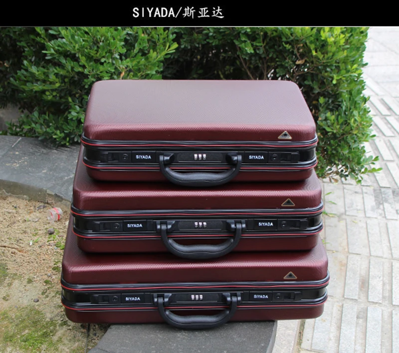 good quality Aluminium tool case toolbox Aluminum frame Business advisory suitcase Man portable suitcase briefcase two colors 