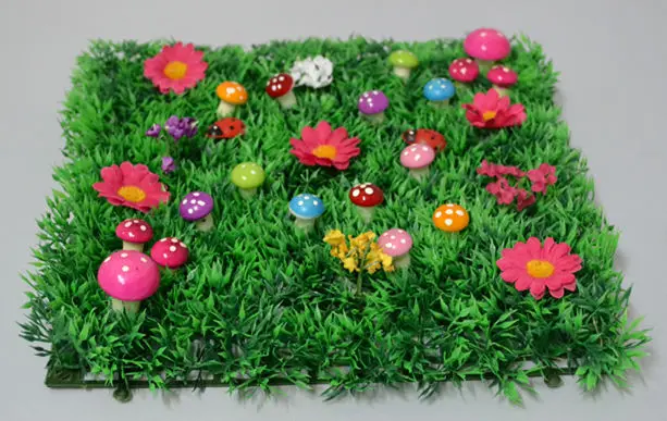 fairy gardens supplies beginner pack of fairy garden supplies artificial grass daisy miniature garden toadstools ladybirds wedding party table runnerin dried flowers fairy gardens supplies beginner pack of fairy garden supplies artificial grass daisy miniature garden toadstools ladybirds wedding party table runnerin dried flowers