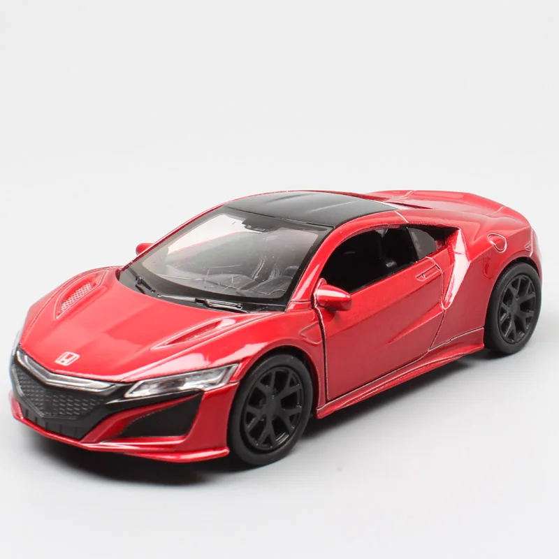 1/36 Small Welly Scale Honda NSX 2015 Vehicles Metal Diecast Pull Back Acura NSX Diecast Miniature Cars Model Toys For Children