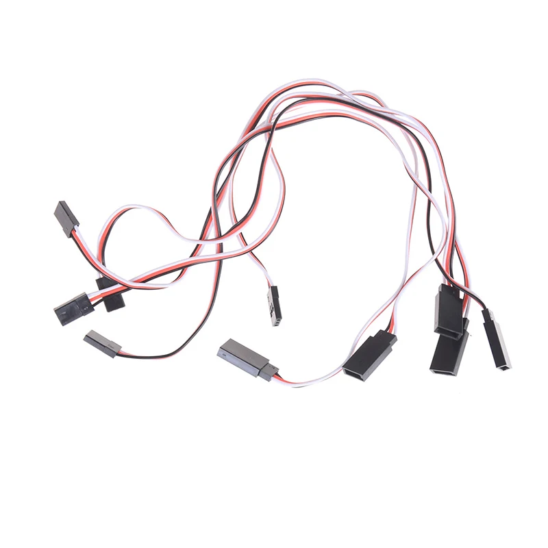 5 pcs RC Servo Y Extension Cord Cable Lead Wire for RC JR Male to Female 300mmin Parts