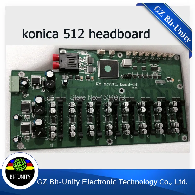 Carriage board as head board KM Movctrl board 8H v1.2d for Myjet konica 512 print head printer