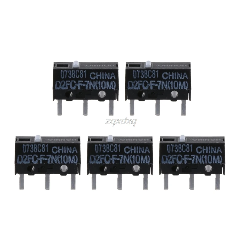 

5Pcs For Omron Mouse Micro Switch D2FC-F-7N (10M) for Logitech Microsoft Button Nov11 Drop ship