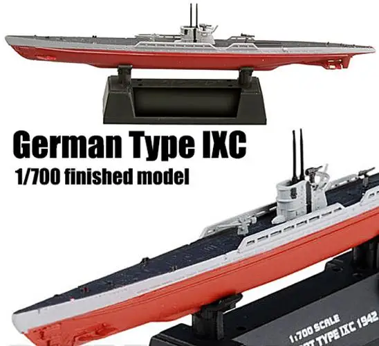 Немецкая подводная лодка типа IXC U-9C u-лодка 1/700 литье под давлением легкая модель |