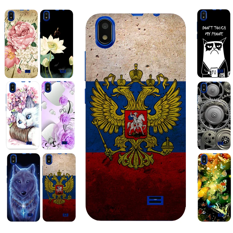 

Russia Flag Pattern Back Cover For Prestigio Wize Q3 PSP3471DUO Print TPU Case Shell Bag Housing Animal Cases