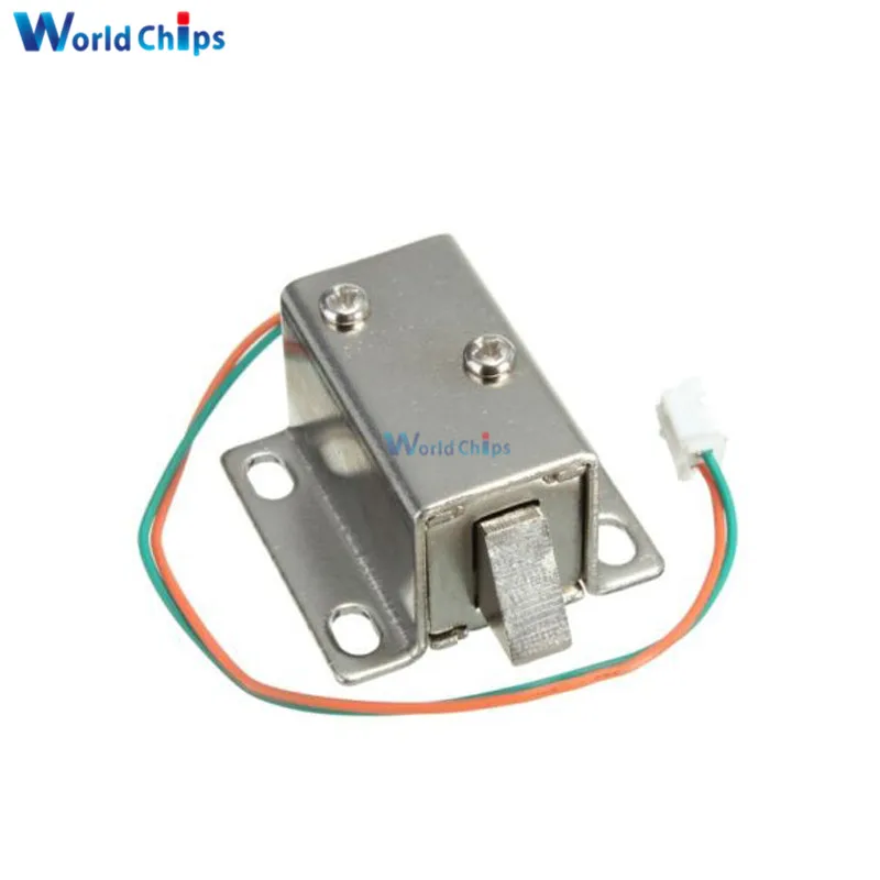 DC 12V Electric Solenoid Controlling Lock Tongue Push-Pull for Door Cabinet