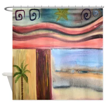 

Design Art Deco Decorative Fabric Shower Curtain