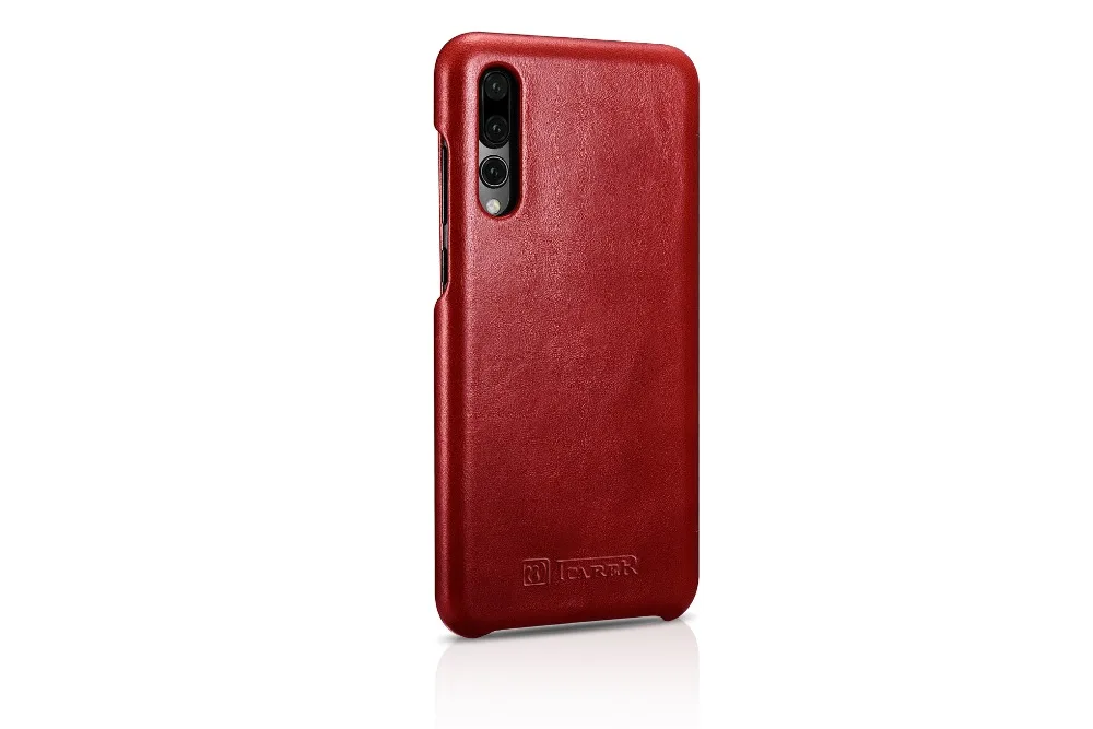 Icarer для huawei P20 Pro чехол из натуральной кожи телефонные чехлы для huawei P20 Pro изогнутый край Винтаж Магнитная застежка Folio Cover