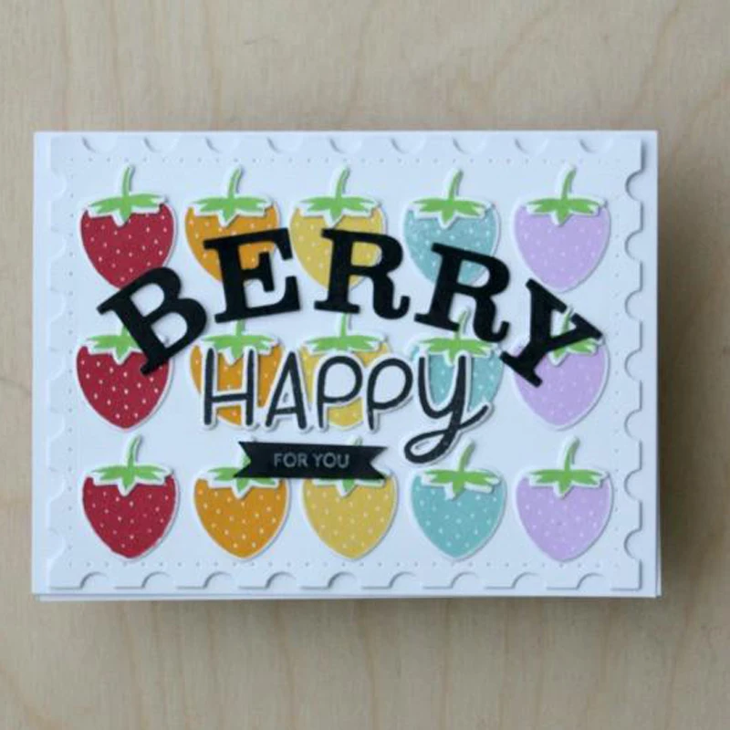 Strawberry and Flowers Transparent Clear Silicone Stamp/Seal for DIY ScrapbookingPhoto Album Decorative Card Making Stamp 4x6in | Дом и сад