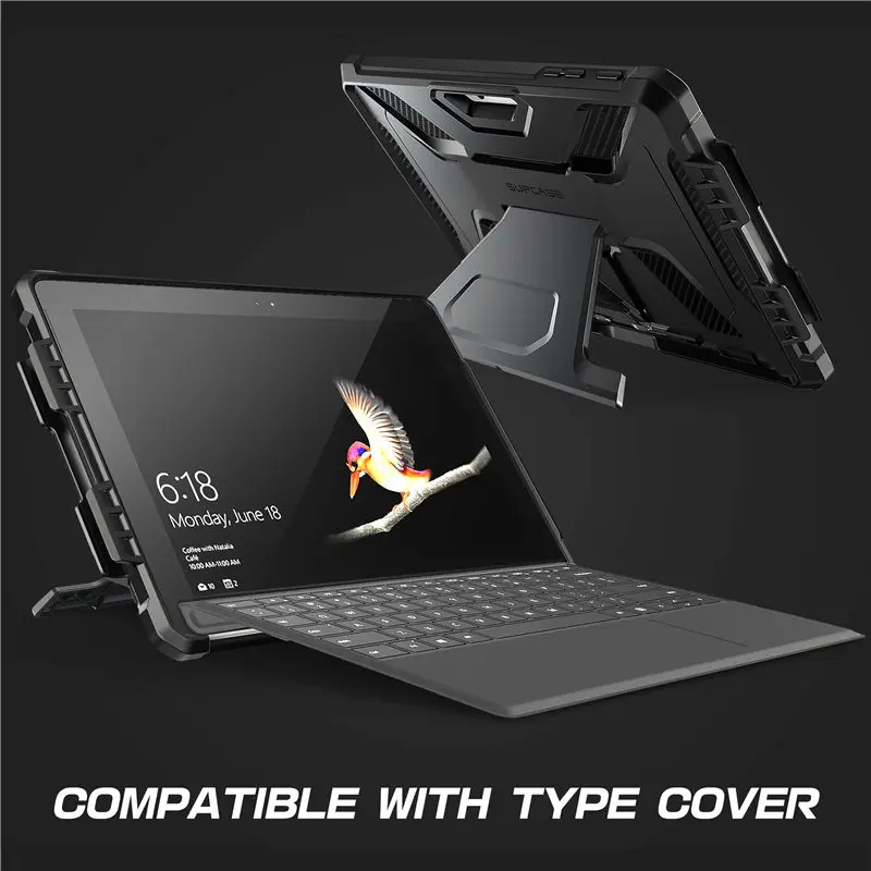 Чехол SUPCASE для Surface Go 10 дюймов UB PRO Чехол для всего тела со встроенной подставкой и держателем для ручек, совместимый с клавиатурой