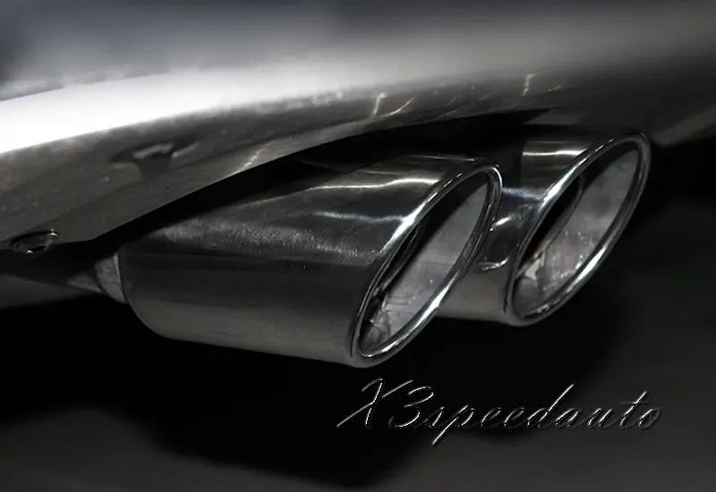 Free Shipping 2PCS Stainless Steel Exhaust Muffler Tip Pipe For Volkswagen Tiguan 2013 2016