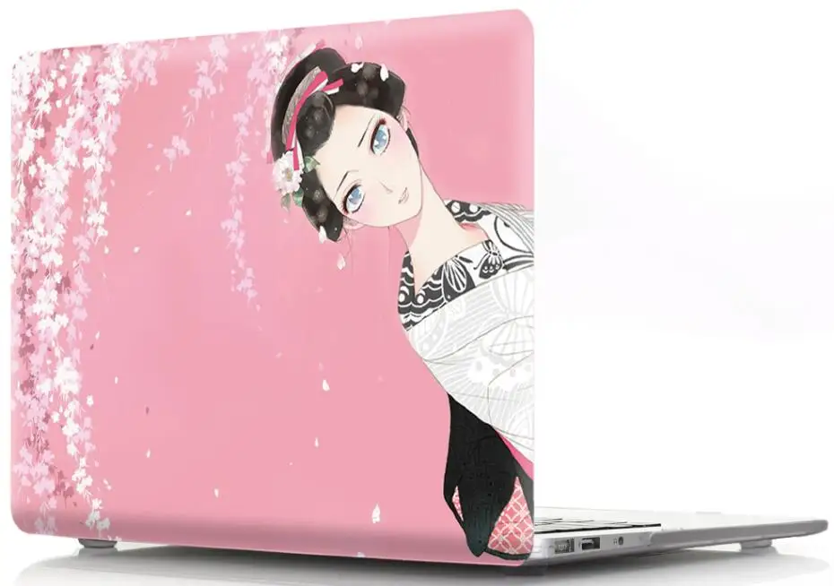 Kimono Pattern Hard Case Protective Cover Shell for Apple Mac MacBook Air 11 13 Pro 12 13 15 Fashion Women Men Bag Sleeve