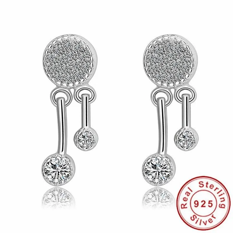 crystal pendant earrings