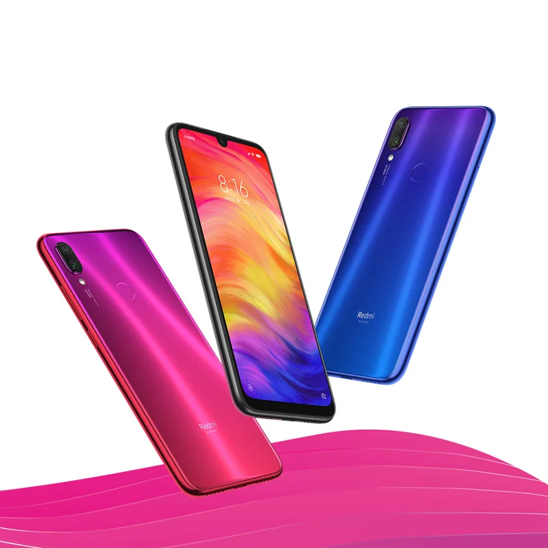 Pаспродажа Xiaomi Redmi Note 7 с глобальной версией, 4 ГБ, 64 ГБ, MIUI 10, Смартфон Snapdragon 660, четыре ядра, 6,3 дюймов, FHD, 48 Мп + 5 МП, двойная камера, 4000 мАч, CE
