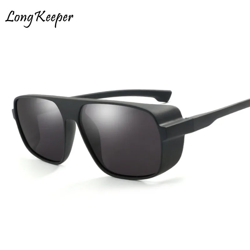 Длинные круглые поляризационные солнцезащитные очки в стиле ретро, стимпанк, мужские и женские брендовые дизайнерские очки, мужские солнцезащитные очки с покрытием в стиле панк, UV400 De Sol