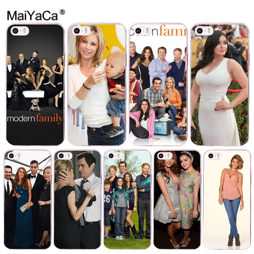 

MaiYaCa American TV Modern Family Ultra Thin Pattern Phone Case for Apple iPhone 8 7 6 6S Plus X 5 5S SE 5C 4 4S Cover