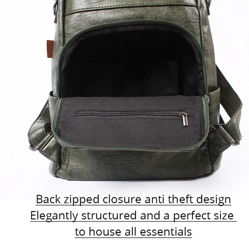  POMELOS Backpack Female Women PU Leather Backpack Bag Anti Theft High Quality Softback Urban Fashio - 32883880005