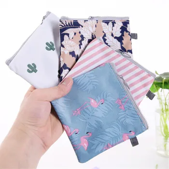 

Female Cute Multi-functional Coin Purses Lovely Girls Sanitary Napkin Bags Women Waterproof Zipper Storage Bags