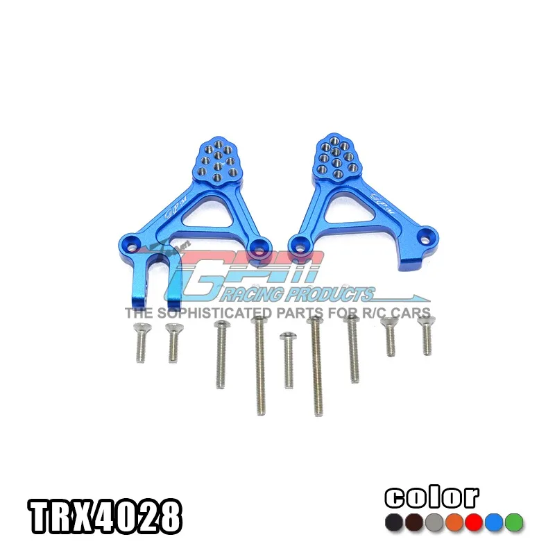

TRAXXAS TRX-4 TRX4 82056-4 Alloy adjustable front damper mount porous position shock absorber plate - set TRX4028