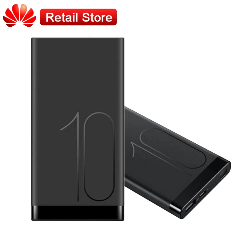 

HUAWEI AP09Q 10000mAh 9V/2A Two-way Quick Charging Power Bank Type-C Cables Power Bank For Note 10 P20 Honor 9 lite Smart Phone
