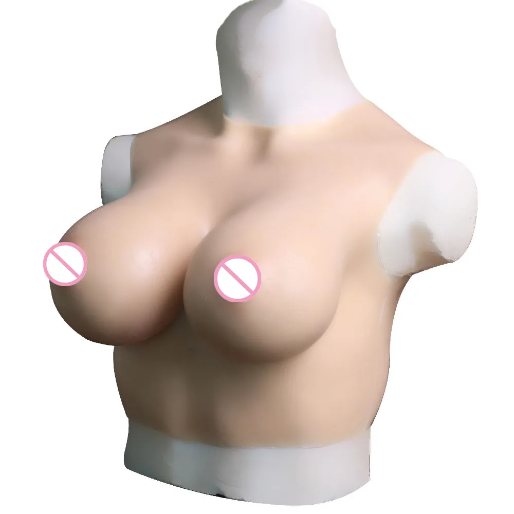 

VISIQI Fake Boobs With Nipple Realistic Artificial Silicone Breast Form Transgender Shemale False Pechos Breast Crossdress