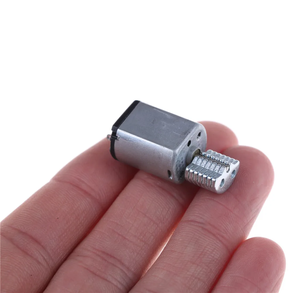 

DC 3V 0.3A 2450RPM Output Speed Micro Vibrating Motor, 18.5*15*11.5mm Silver High Quality