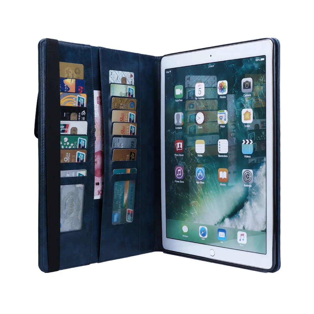 Чехол для iPad Pro 12 9 2018 с держателем карандашом умный кожаный чехол кошелек 11 дюймов