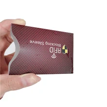 5 шт. анти-RFID сканирующий рукав Кредитная RFID карта протектор Анти-магнитная алюминиевая фольга портативный держатель для карт водонепроницаемый