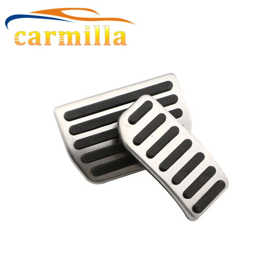 

Carmilla Car Stainless Steel AT Gas Pedal Brake Pedals for VOLVO XC60 XC70 V60 V70 S40 S60 S80L C30 Parts Accessories 2Pcs/Set