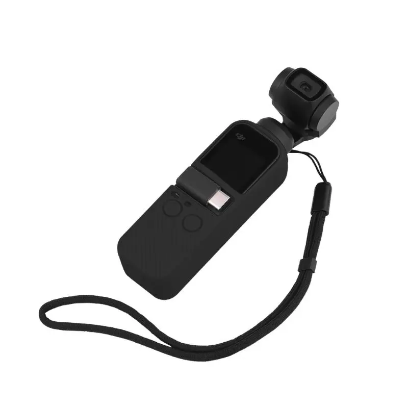 Защитный чехол с шнурком для DJI Osmo Pocket handheld gimbal аксессуары протектор Ударопрочный силиконовый чехол