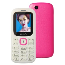 Оригинальный ipro I3185 открыл мобильный телефон gsm SC6531DA 1.77 дюймов Dual SIM Bluetooth сотовые телефоны с английский, испанский