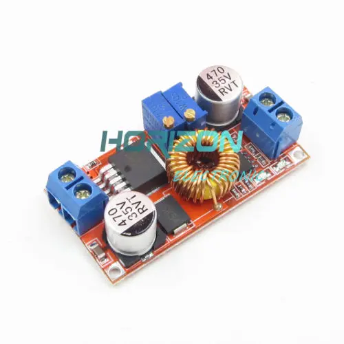 

Lithium Charger Step down 5A 5V-32V to 0.8V-30V Power Supply Module LED Drive