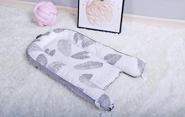 Baby Sleep Nest Bed Removable Newborn Protector Cushion Cotton Infant Bebe Crib Cradle Babies Cot Bassinet