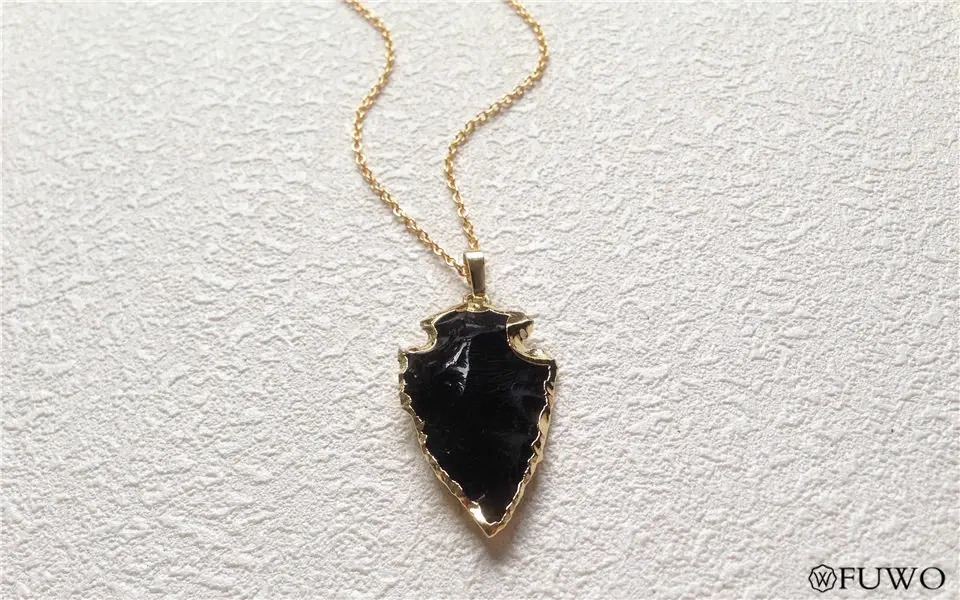 Natural Black Tourmaline Necklace 8