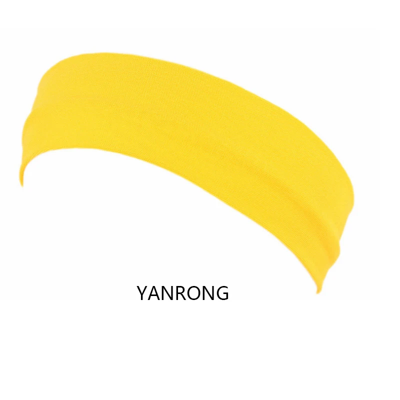 

10 colors Elastic Sports Headband Yoga Street dance Rapper hair band bezel Accessory Two materials fashion man and girl turban