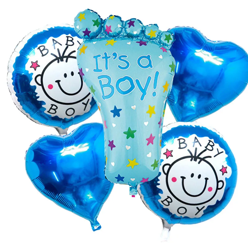 blue birthday balloons