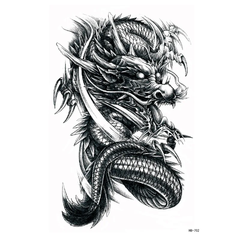 

Temporary tattoo woman body arm water transfer tattoo man makeup New black animal tattoo stick traditional floral arm tattoo