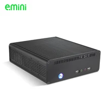 Realan K3 Mini Itx Case Aluminum Desktop Computer PC Chassis For Office Support OEM