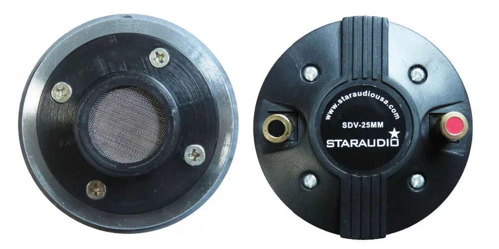 2pcs 25mm speaker horn driver tweeter for repair audio dj pa speakers