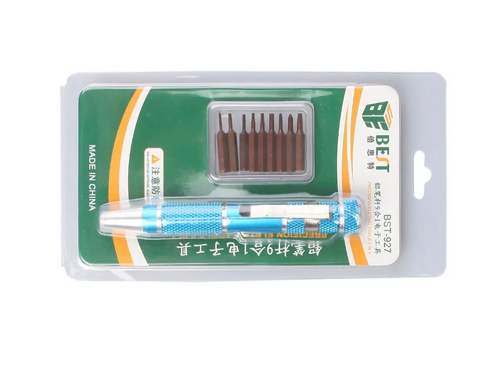 Screwdriver BEST-927 Bits Set PH00 PH000 T4 T5 T6 T8 Slotted 2.0 Pentalobe 0.8 1.2 For Mobile Phone Laptop PC Computer Repairs