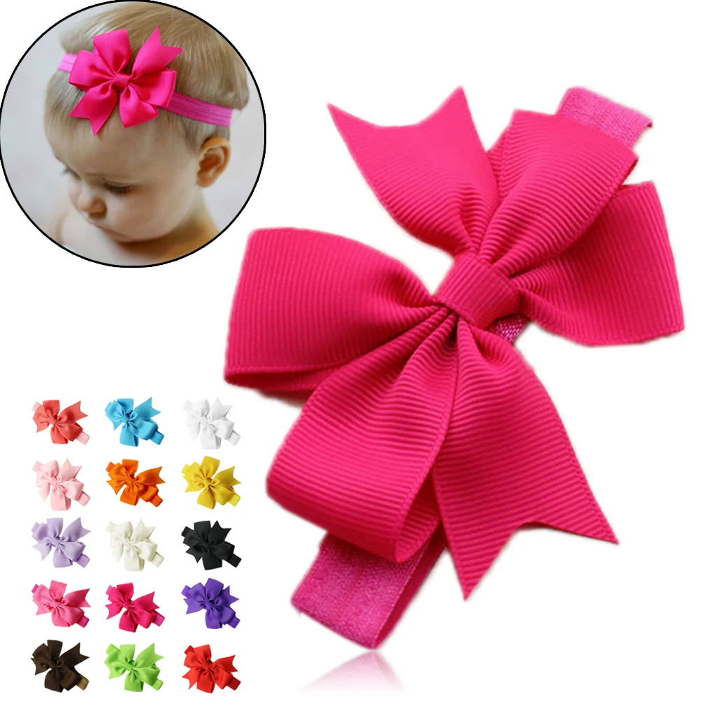 Baby Girl Elastic Hairband Flower Newborn Baby Girl Headbands Baby Hair Band For Kids Baby Hair Accessories Headbands Elastic