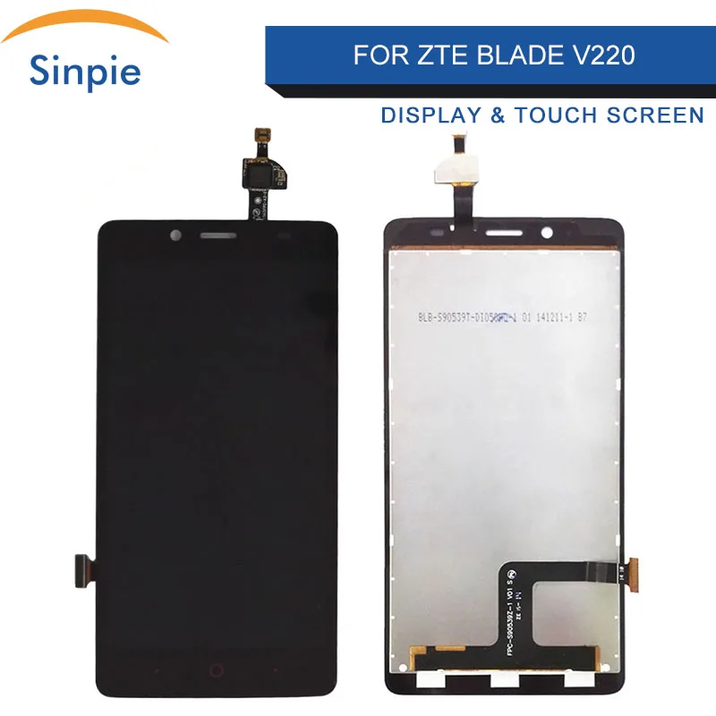 

Sinpie 100%Tested Working LCDs For ZTE Blade V220 LCD Display Touch Screen Digitizer Spare Parts Tools