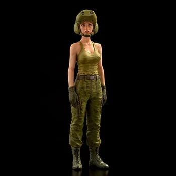 

DIY 1/35 Resin Personage Model GK Yokoyama Hong Ma.k Female Pilot R42