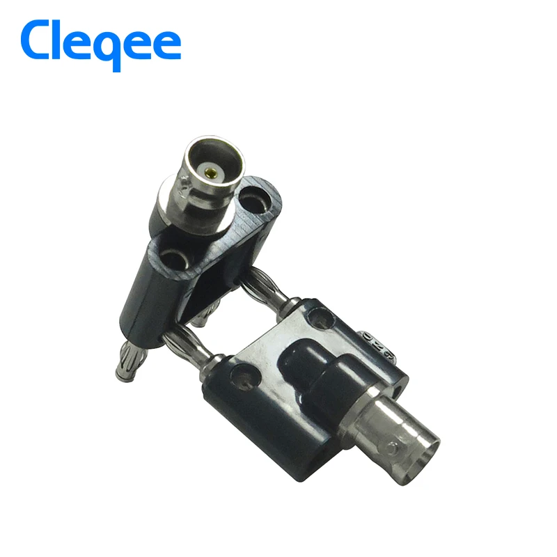 Cleqee P7006 5 шт. адаптер BNC Гнездовой разъем для двух двойных 4 мм соединитель типа