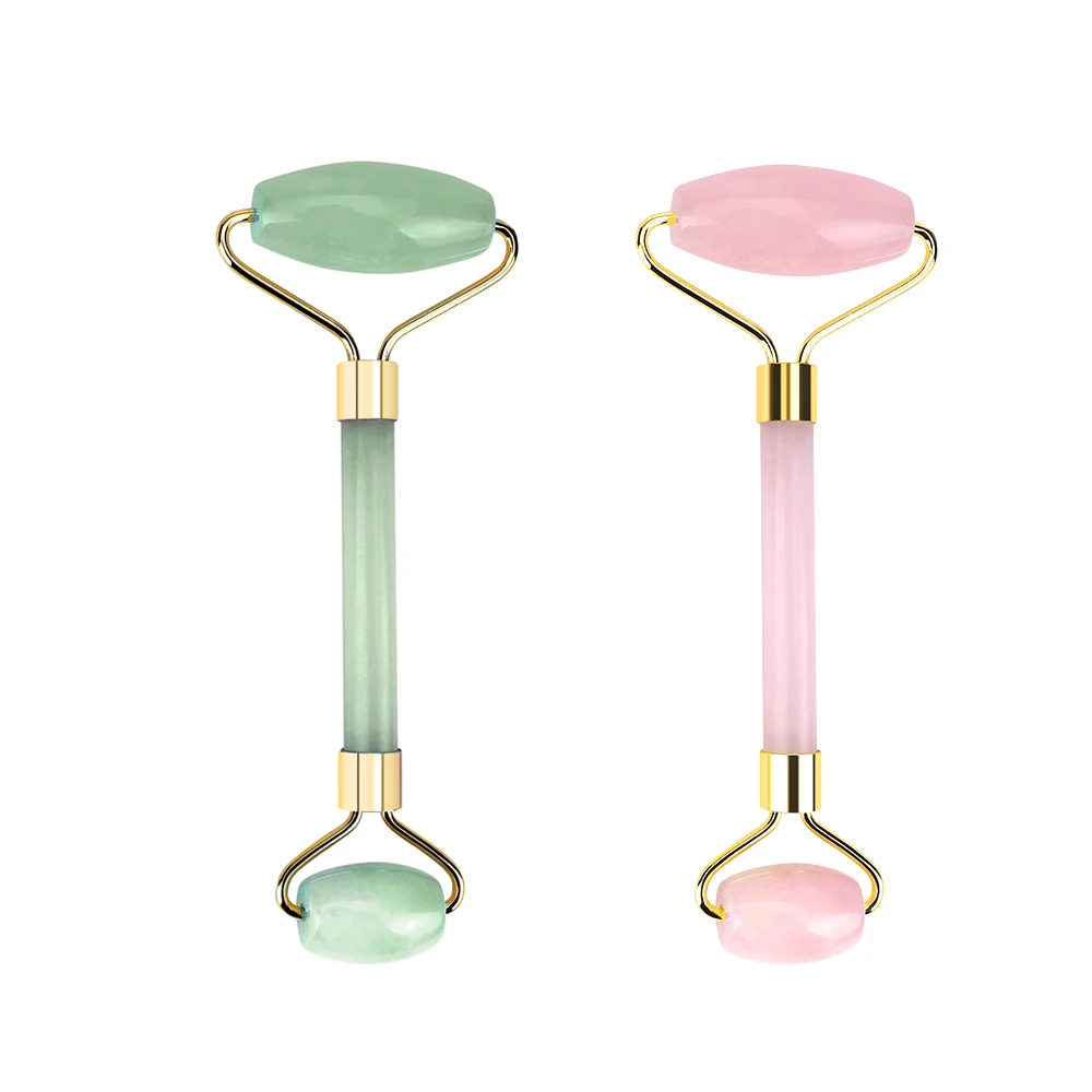 Online Rose Quartz Roller Pelangsing Wajah Massager Alat Angkat Batu Alam Pijat Wajah Jade Roller Massager Kecantikan Set Box Online Rose Quartz Roller Pelangsing Wajah Massager Alat Angkat Batu Alam Pijat Wajah Jade Roller Massager Kecantikan Set Box