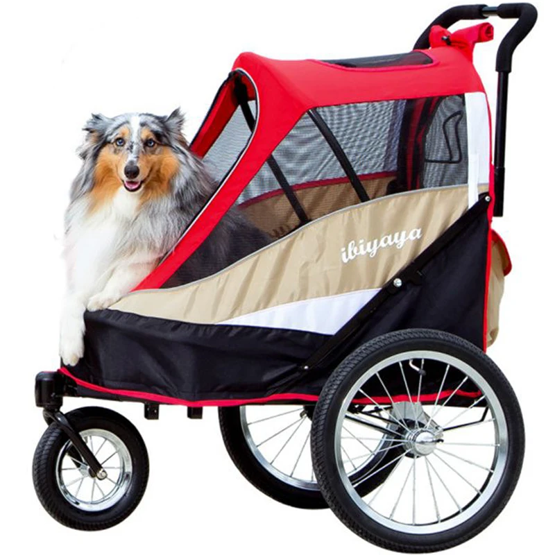30kg Large Pet Bike Trailers Stroller For 2 3 Dogs/Pet Carrier With