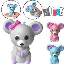 Squishies Очаровательная мышь squishi медленно поднимающийся крем Squeeze Ароматизированная антистрессовая пена Squish антистрессовая игрушка Прямая поставка 20